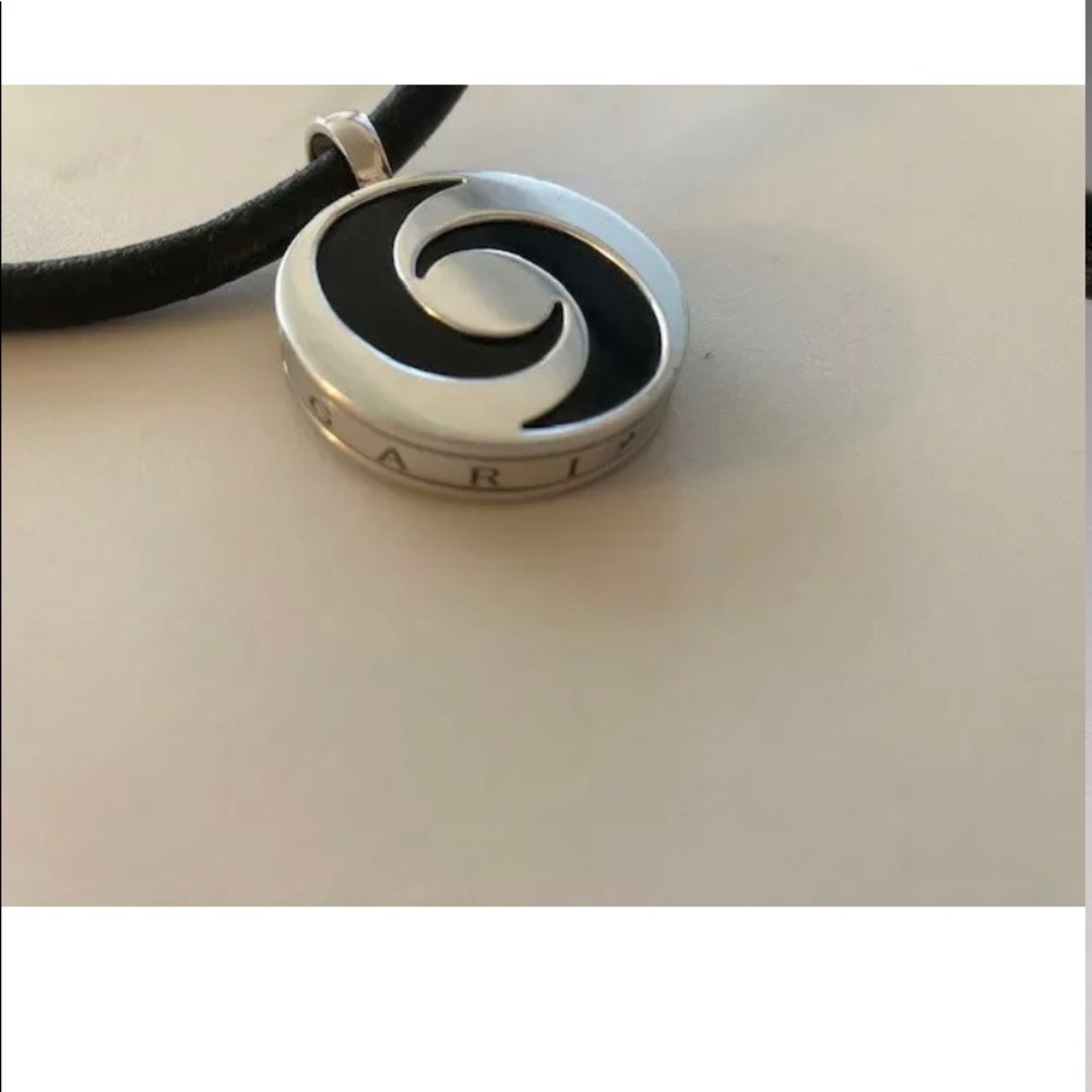 Bvlgari 18kt/stainless steel pendant